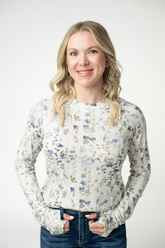 IN STOCK Blair Long Sleeve Top - Olive Meadows by Michelle Mae