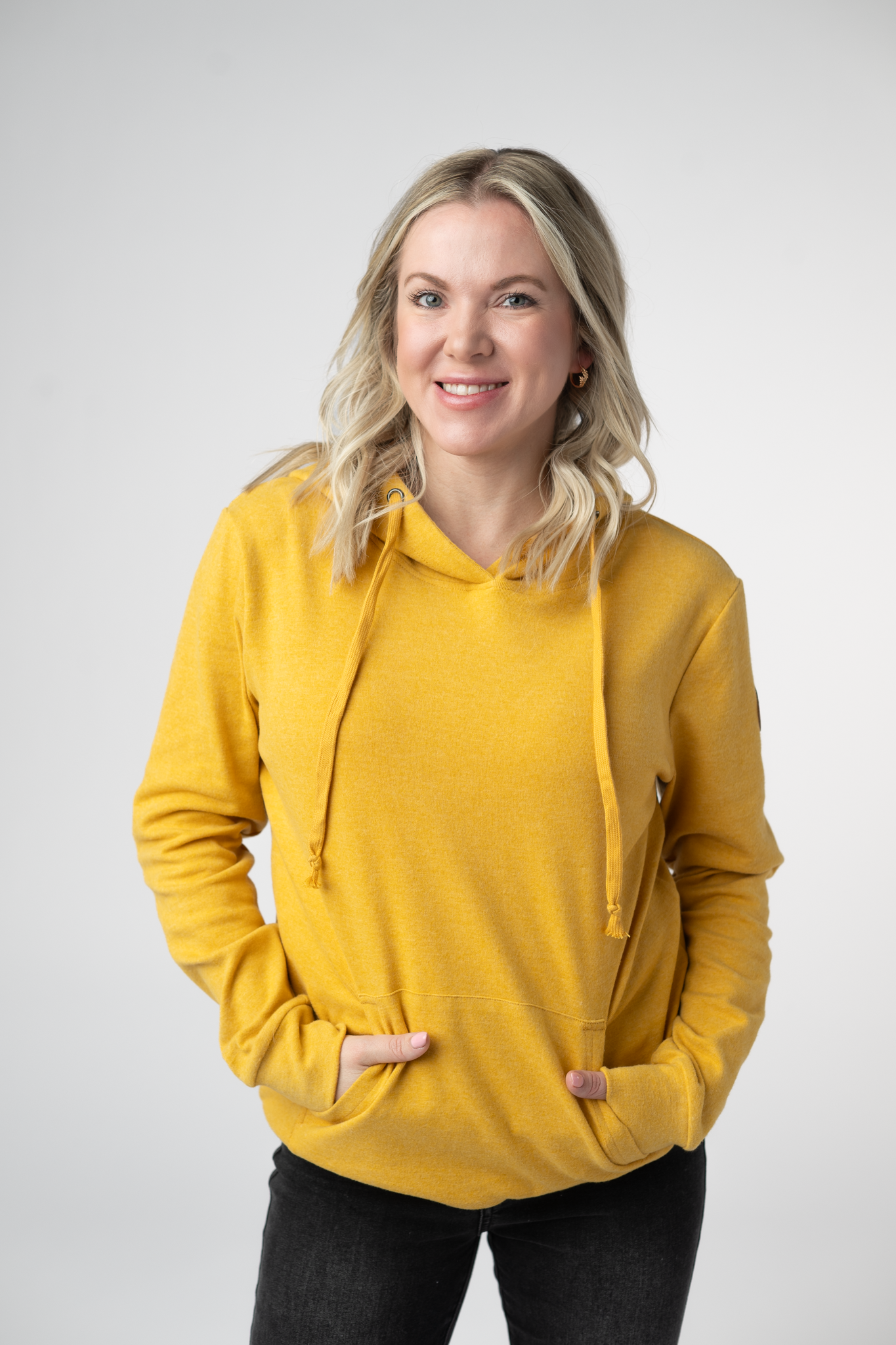 IN STOCK Hailey Hoodie - Mustard by Michelle Mae