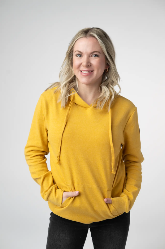 Hailey Hoodie - Mustard by Michelle Mae