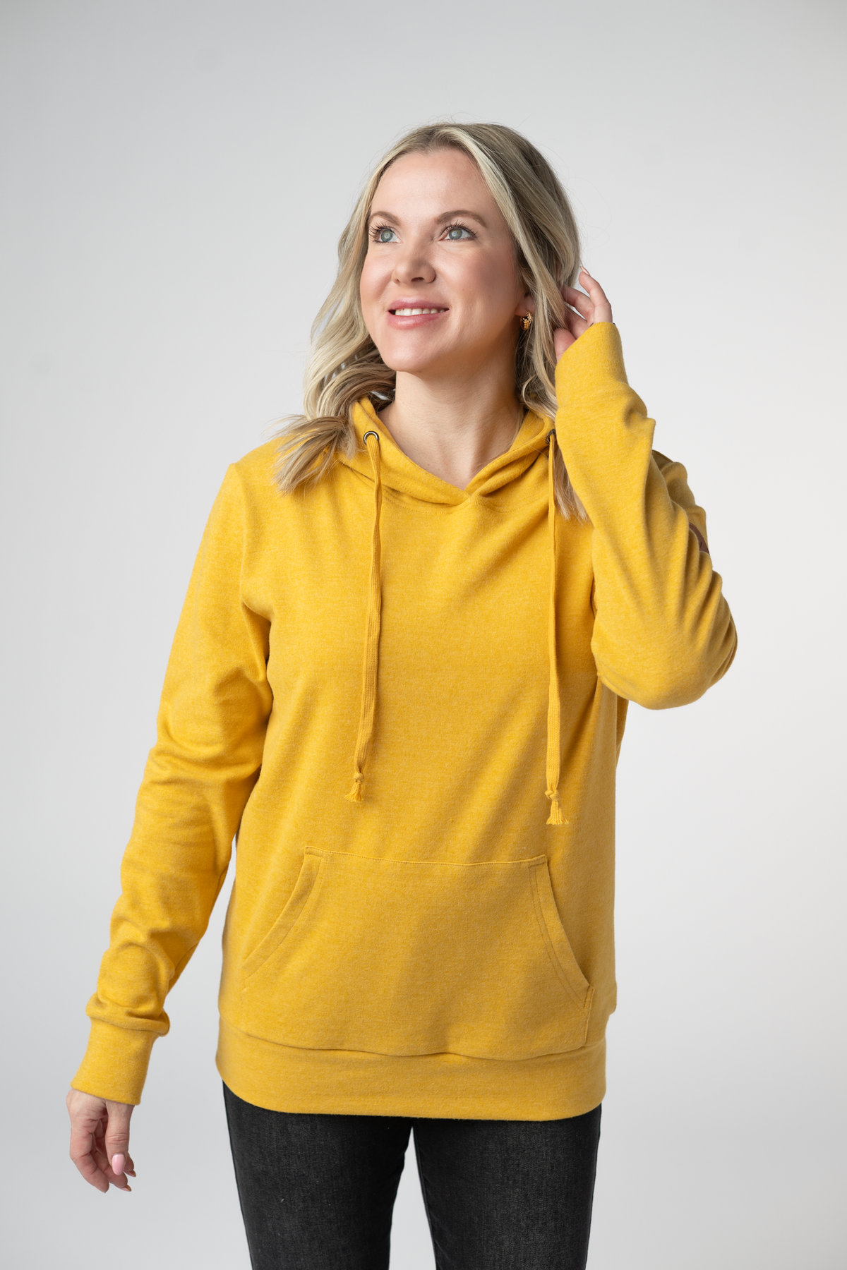 IN STOCK Hailey Hoodie - Mustard by Michelle Mae