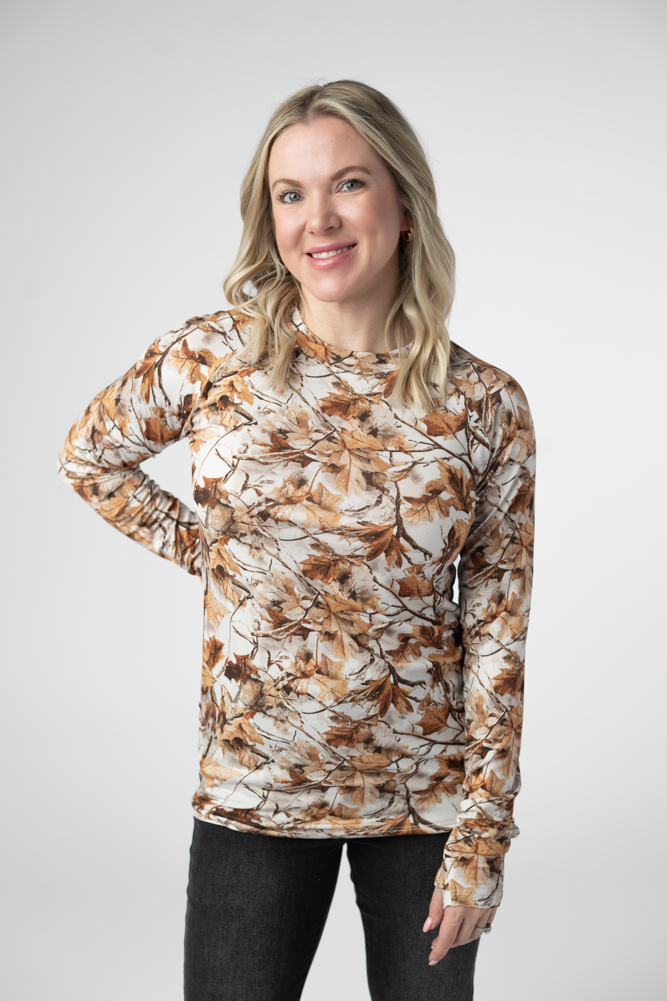 IN STOCK Blair Long Sleeve Top - Woodsy Camo by Michelle Mae