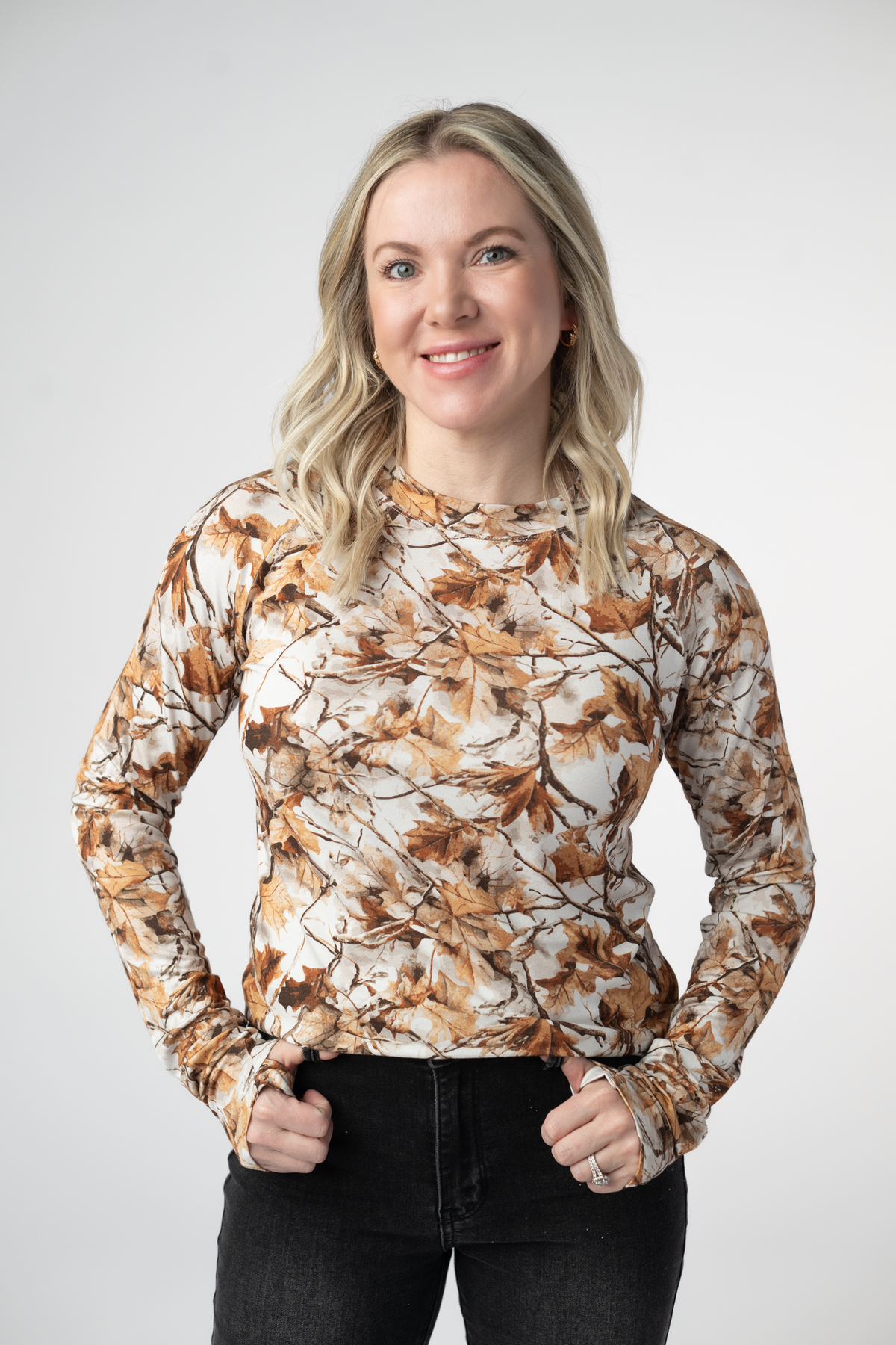 IN STOCK Blair Long Sleeve Top - Woodsy Camo by Michelle Mae