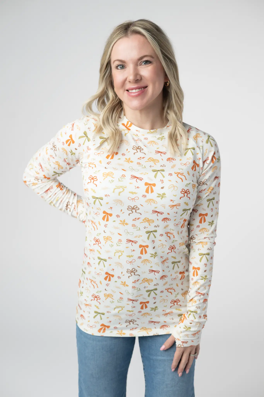 Blair Long Sleeve Top - Harvest Bows by Michelle Mae