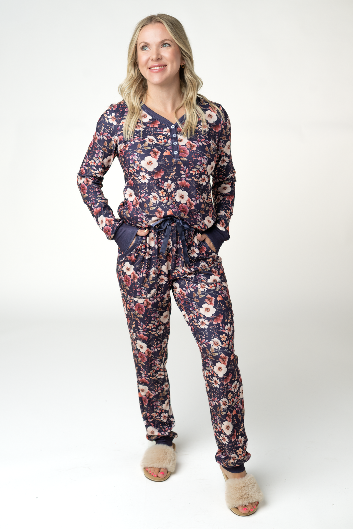 IN STOCK Cozy Pajama Set - Blushwood Floral by Michelle Mae