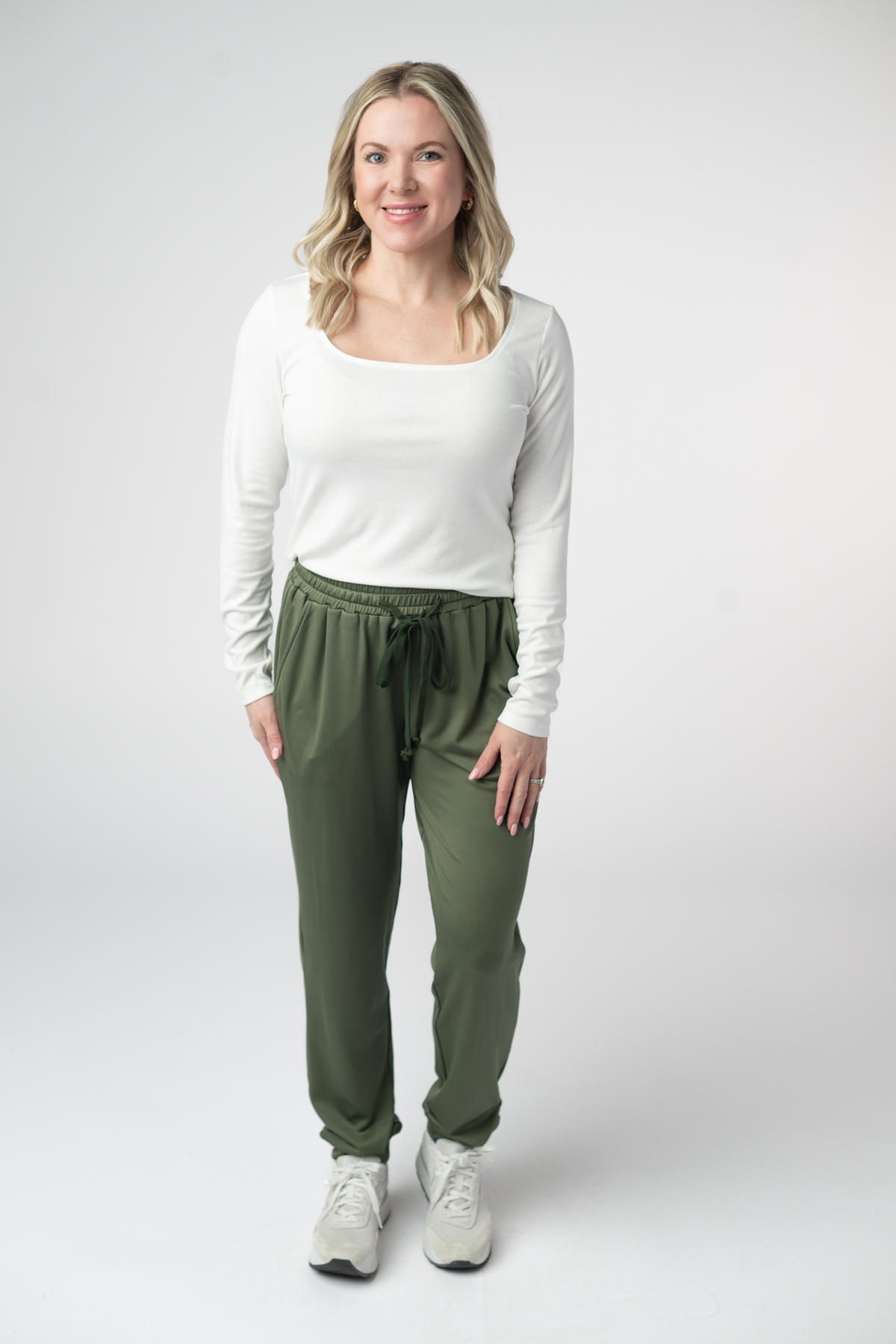 IN STOCK Cloud Joggers - Olive by Michelle Mae