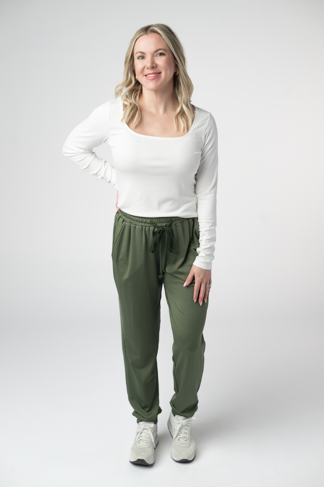 IN STOCK Cloud Joggers - Olive by Michelle Mae