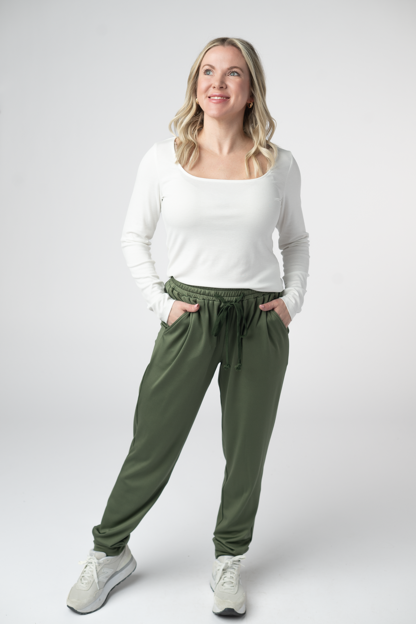 IN STOCK Cloud Joggers - Olive by Michelle Mae