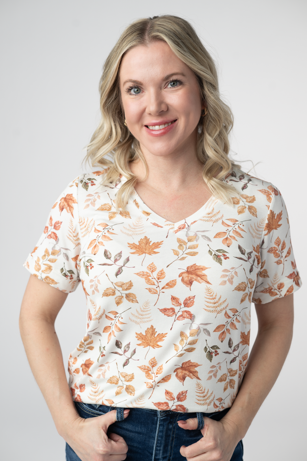 IN STOCK Sophie Top - Autumn Leaves by Michelle Mae