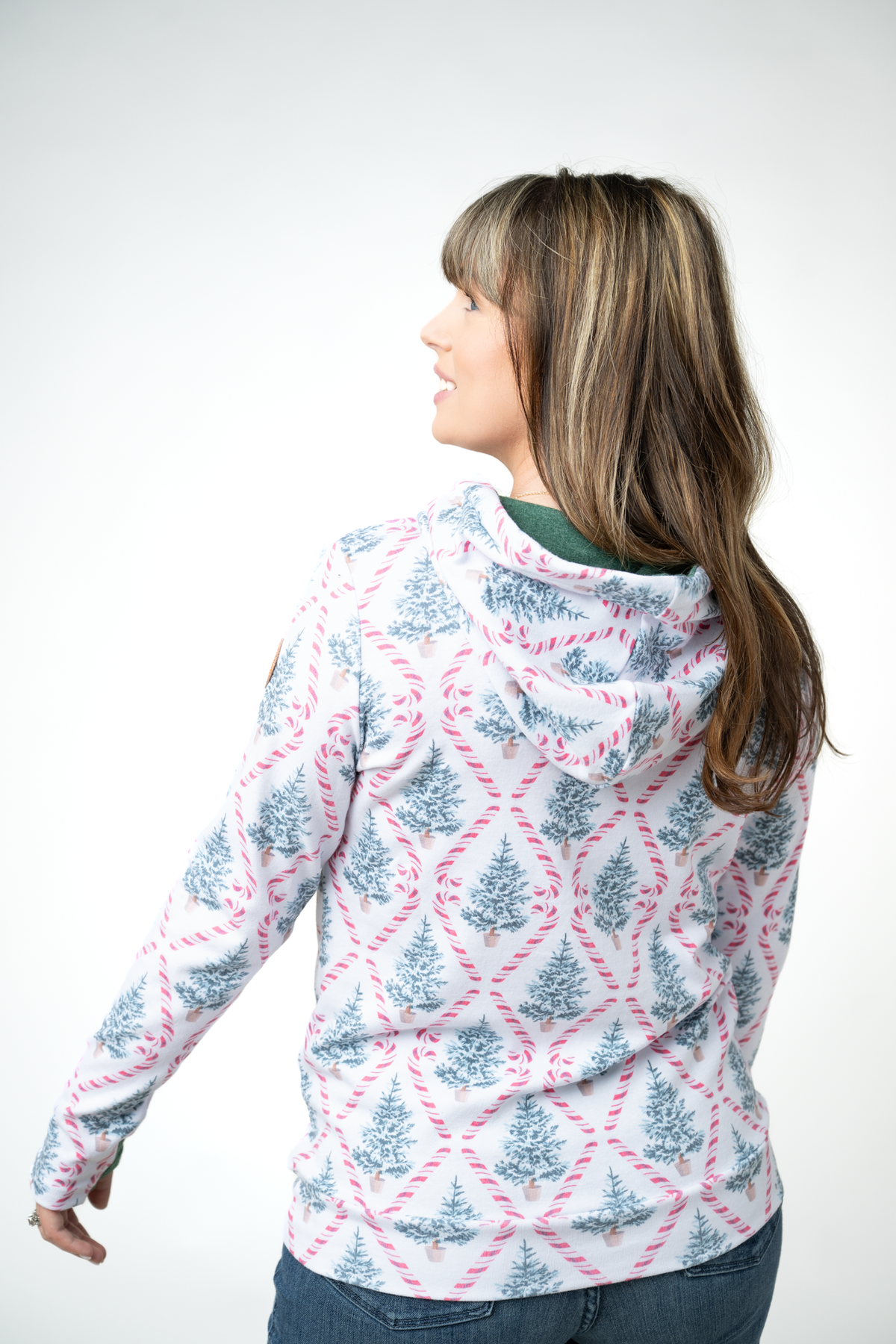 IN STOCK Hailey Pullover Hoodie - Candy Cane Lane by Michelle Mae