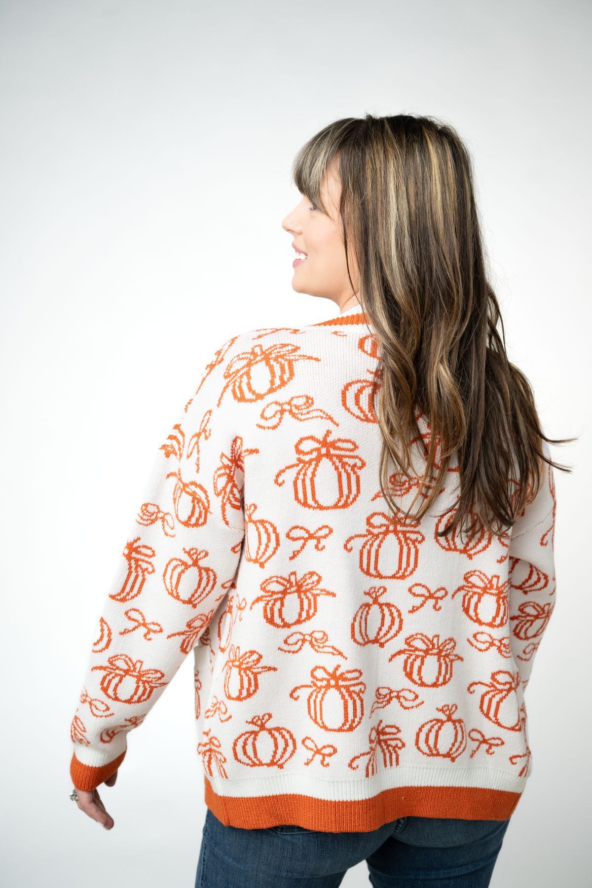 IN STOCK Pumpkins Pocket Cardigan by Michelle Mae