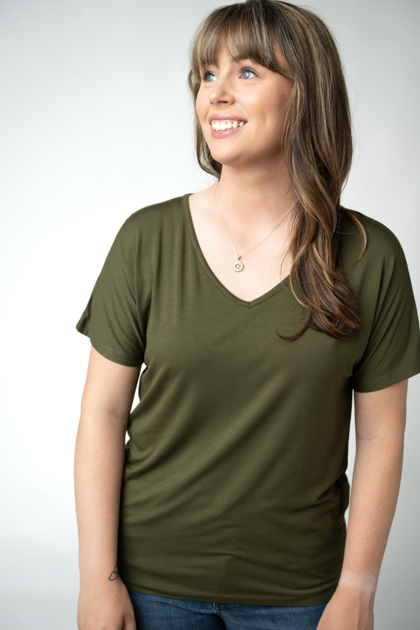 IN STOCK Chloe Cozy Top - Dark Olive by Michelle Mae