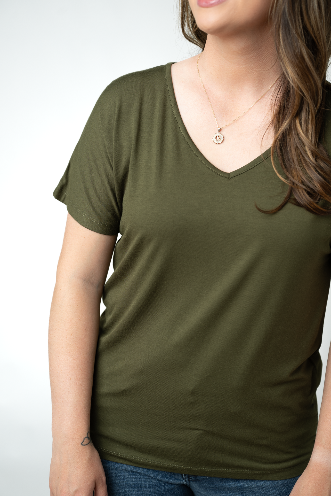 IN STOCK Chloe Cozy Top - Dark Olive by Michelle Mae