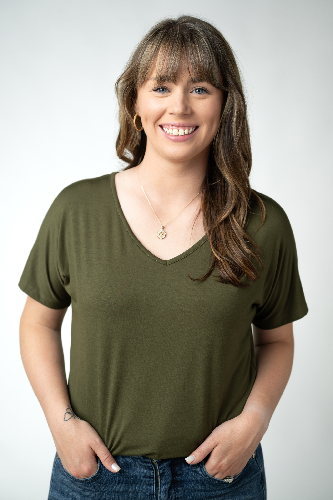IN STOCK Chloe Cozy Top - Dark Olive by Michelle Mae