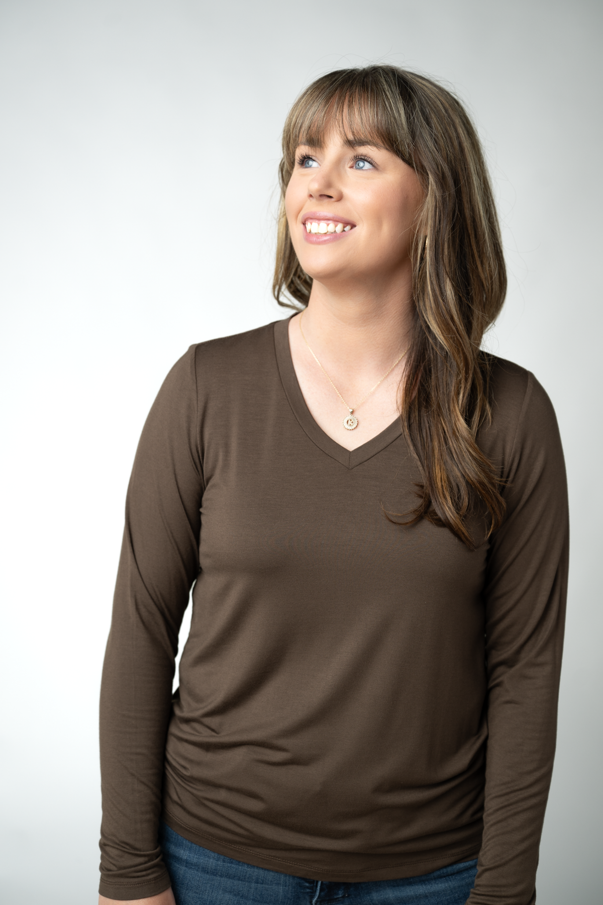 IN STOCK Larissa Long Sleeve - Brown by Michelle Mae