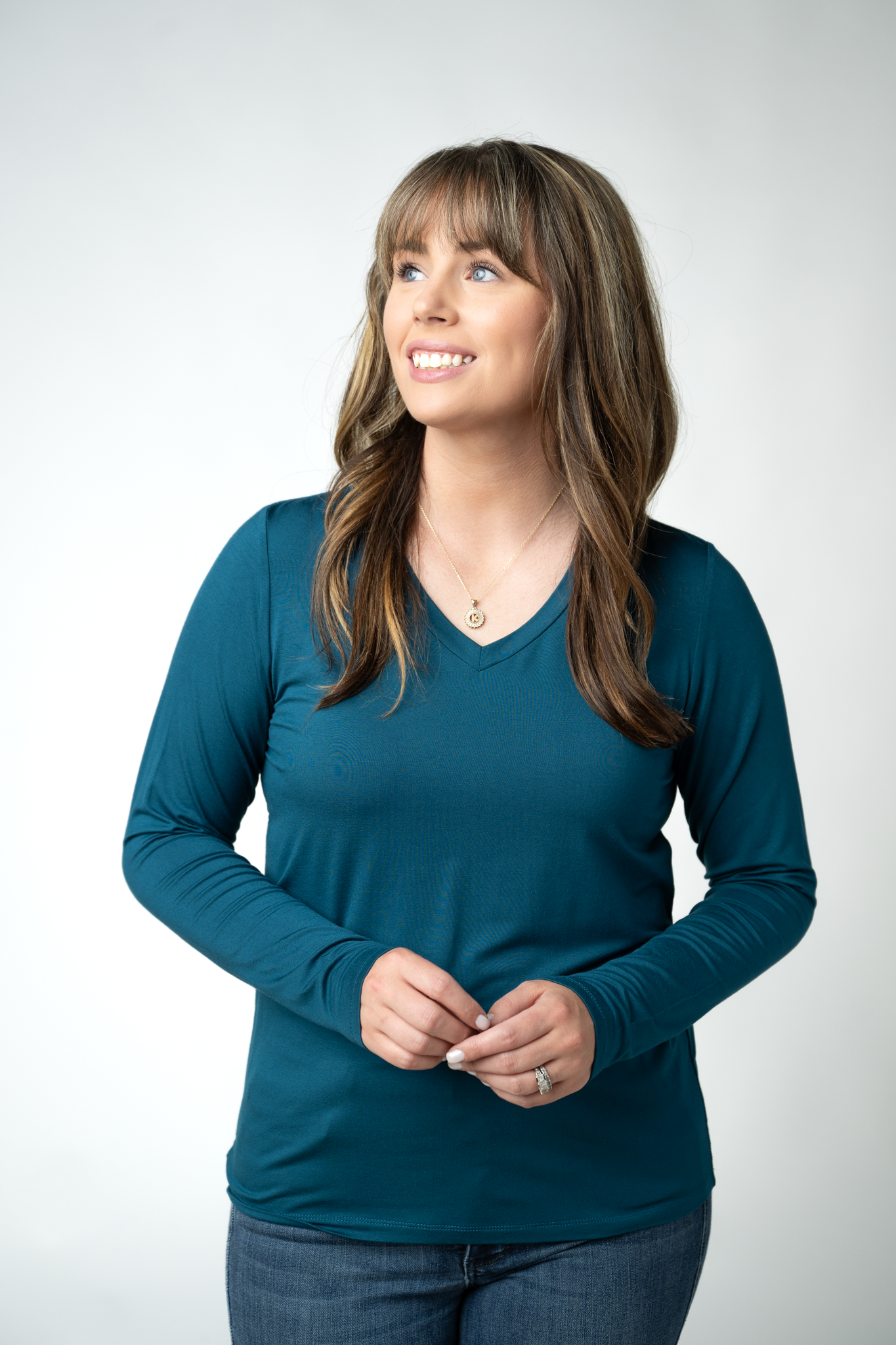 Larissa Long Sleeve - Teal by Michelle Mae