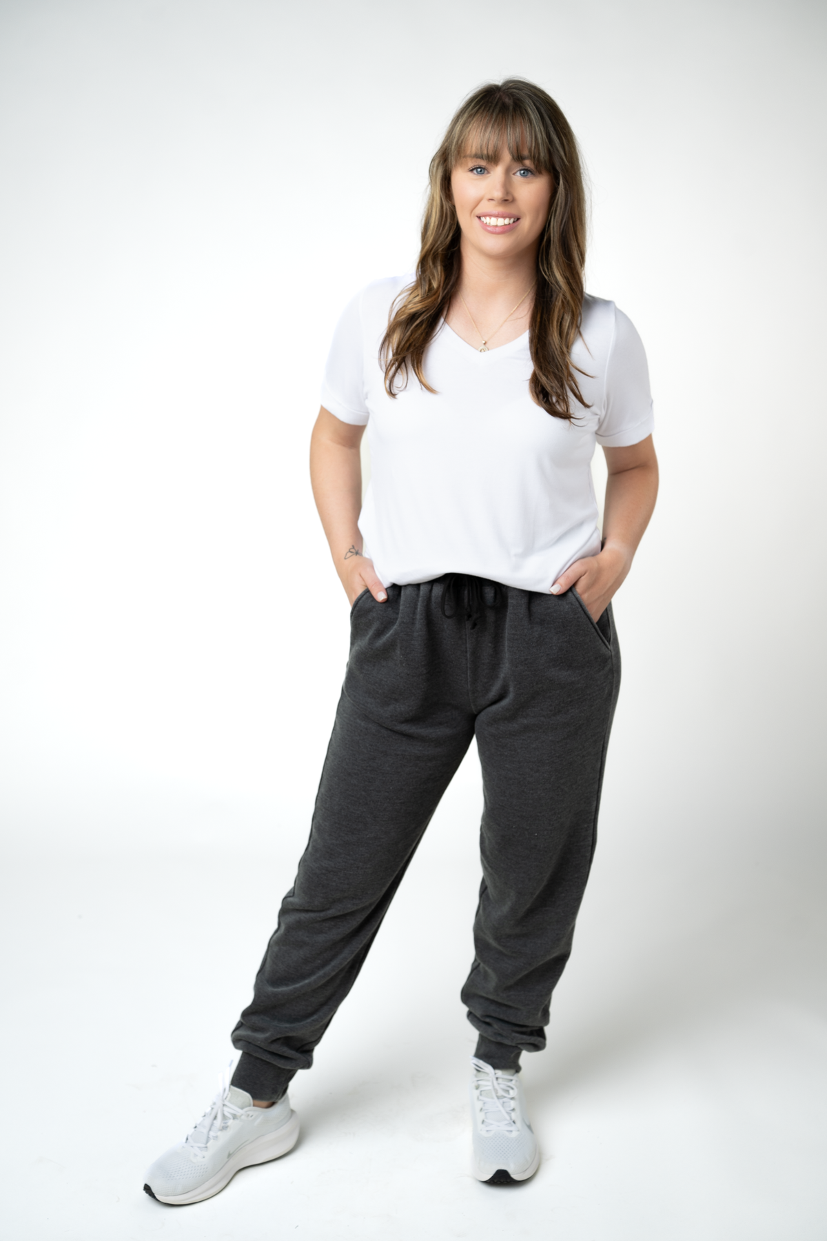 IN STOCK Vintage Wash Joggers - Black by Michelle Mae