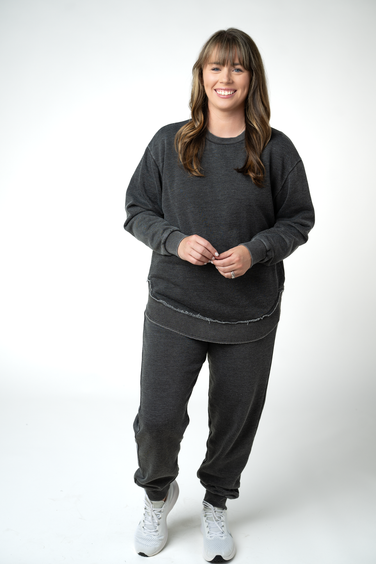 IN STOCK Vintage Wash Pullover - Black by Michelle Mae