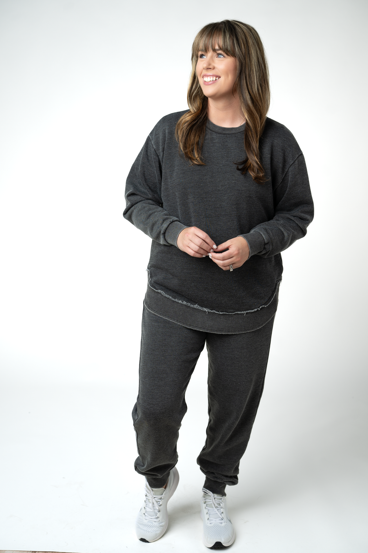 IN STOCK Vintage Wash Pullover - Black by Michelle Mae