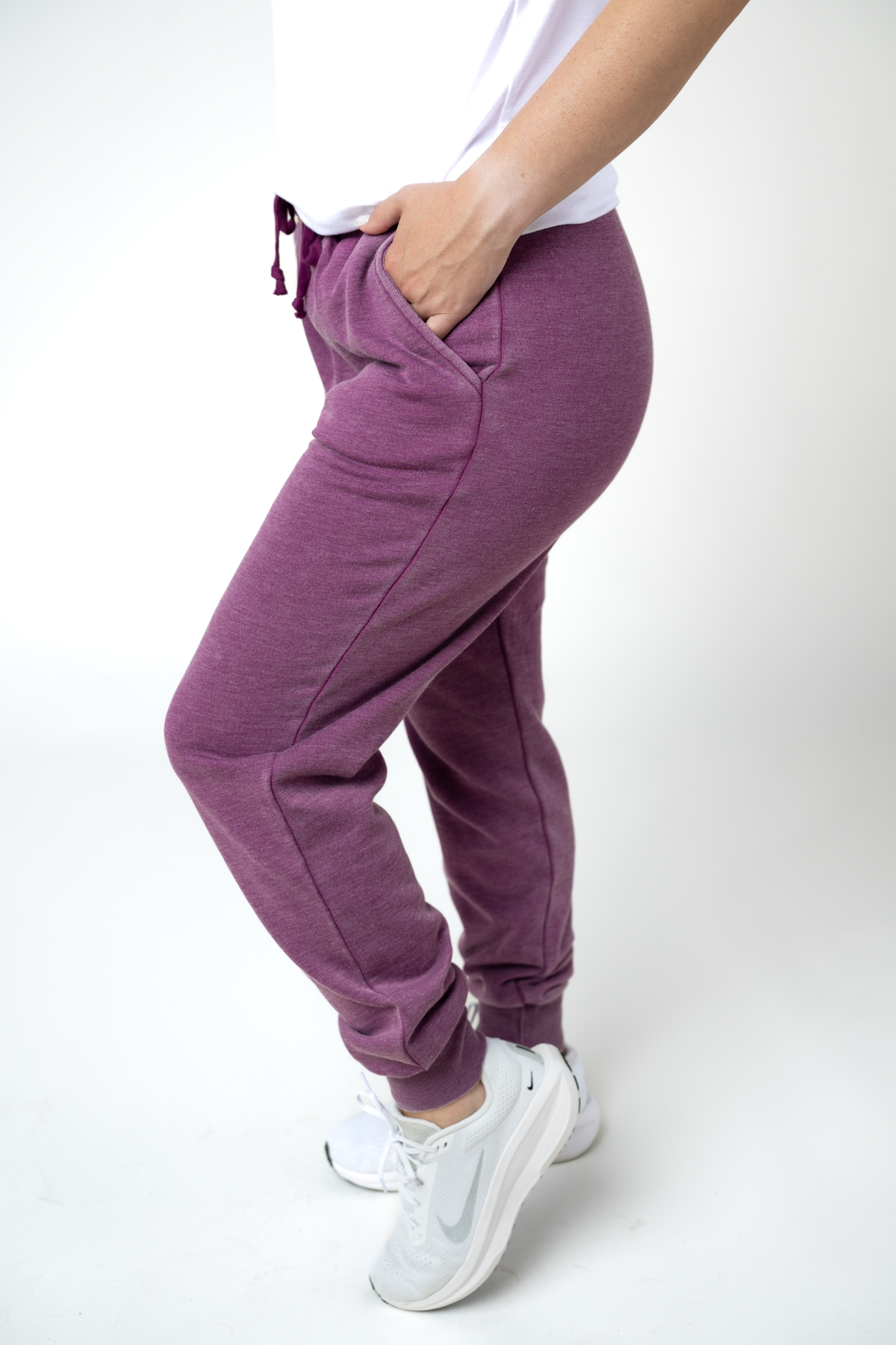 IN STOCK Vintage Wash Joggers - Purple by Michelle Mae