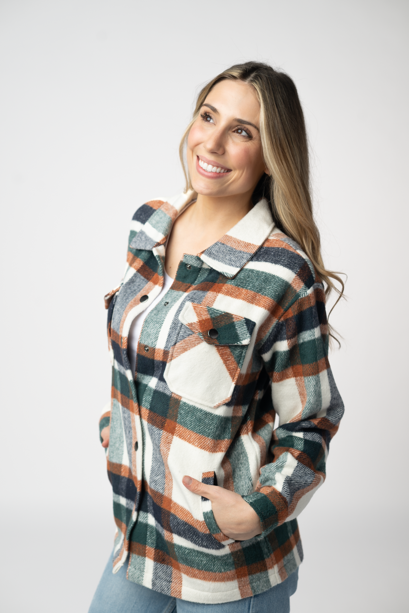 Norah Shacket - Harvest Plaid by Michelle Mae