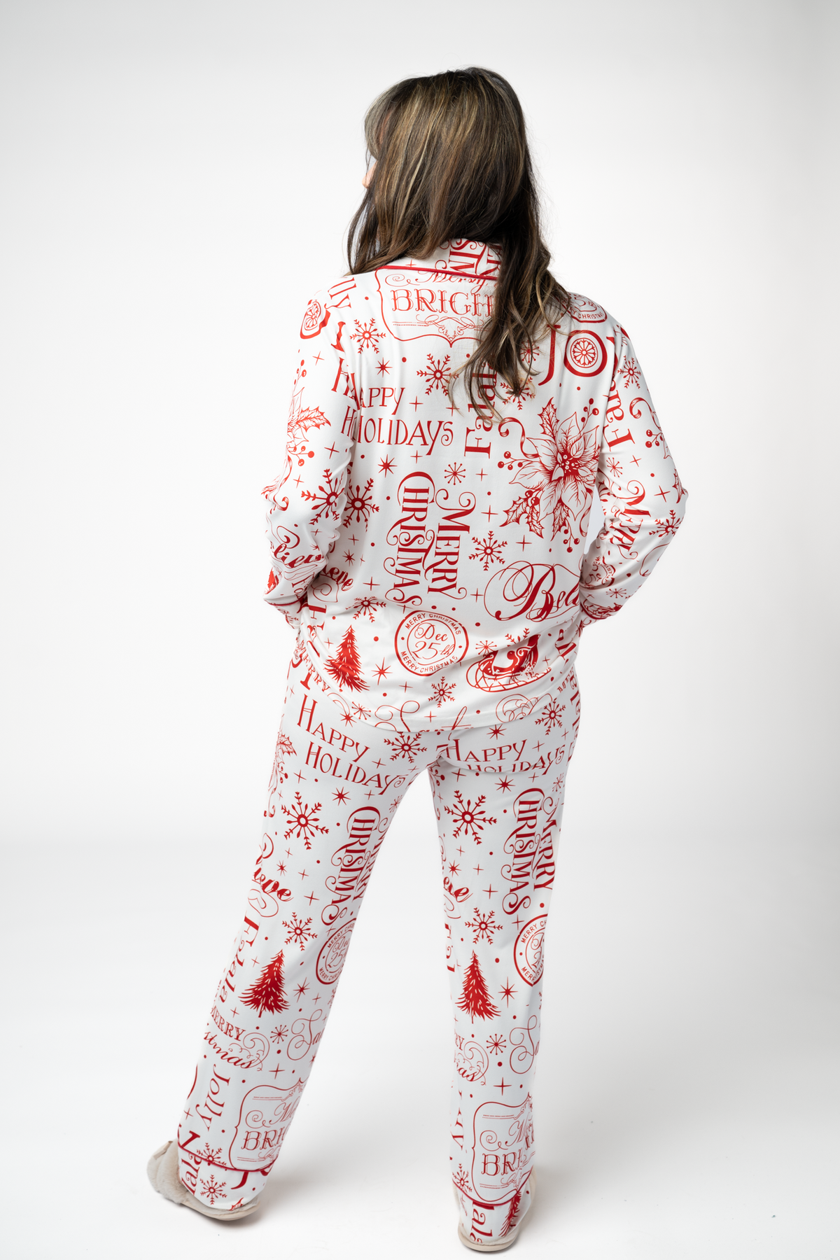 IN STOCK Pajama Top and Pants Set - Merry & Bright by Michelle Mae