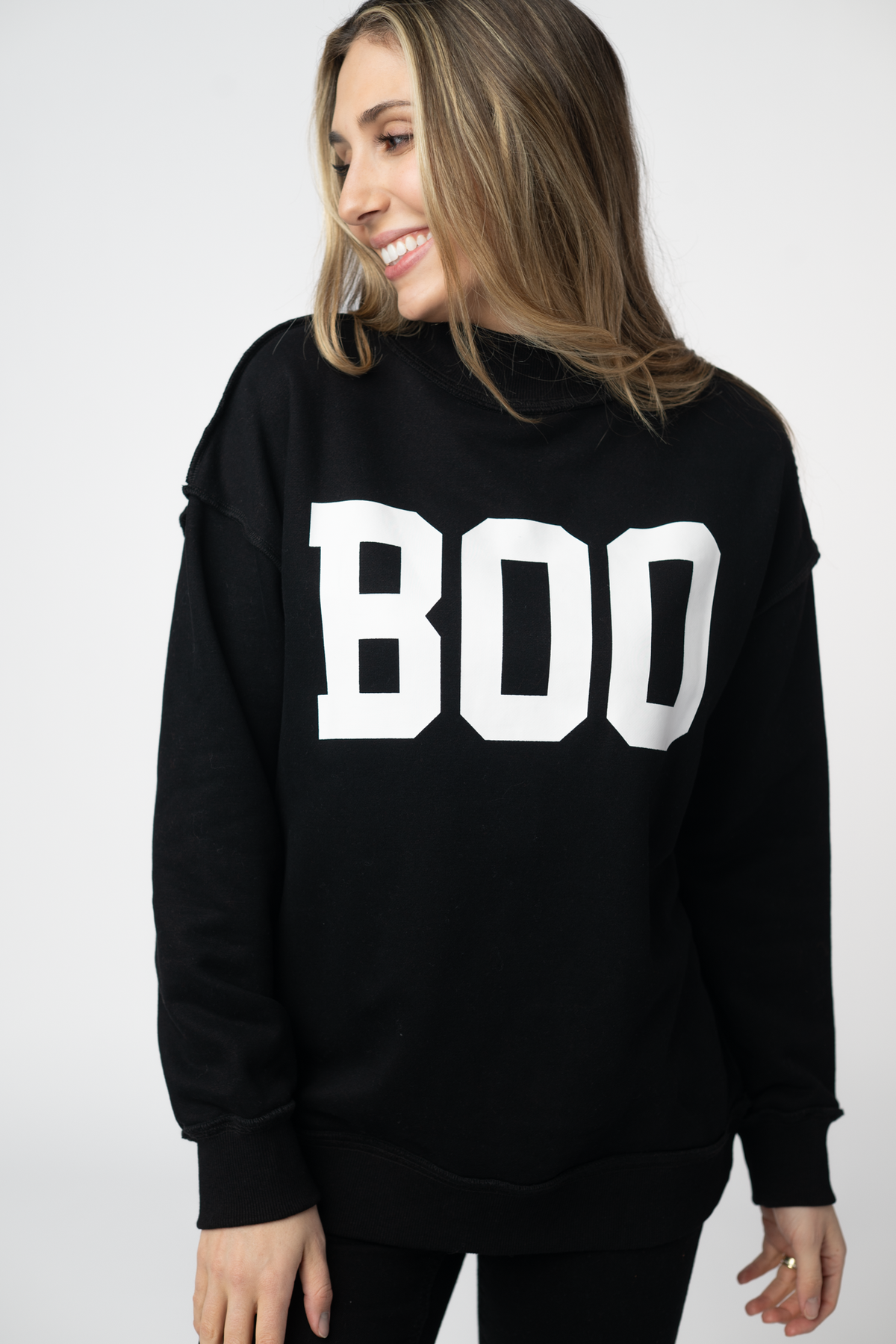 IN STOCK Piper Reversible Sweatshirt - BOO by Michelle Mae