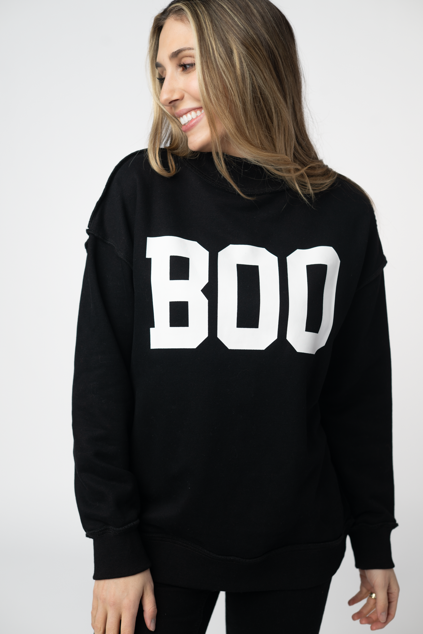 IN STOCK Piper Reversible Sweatshirt - BOO by Michelle Mae