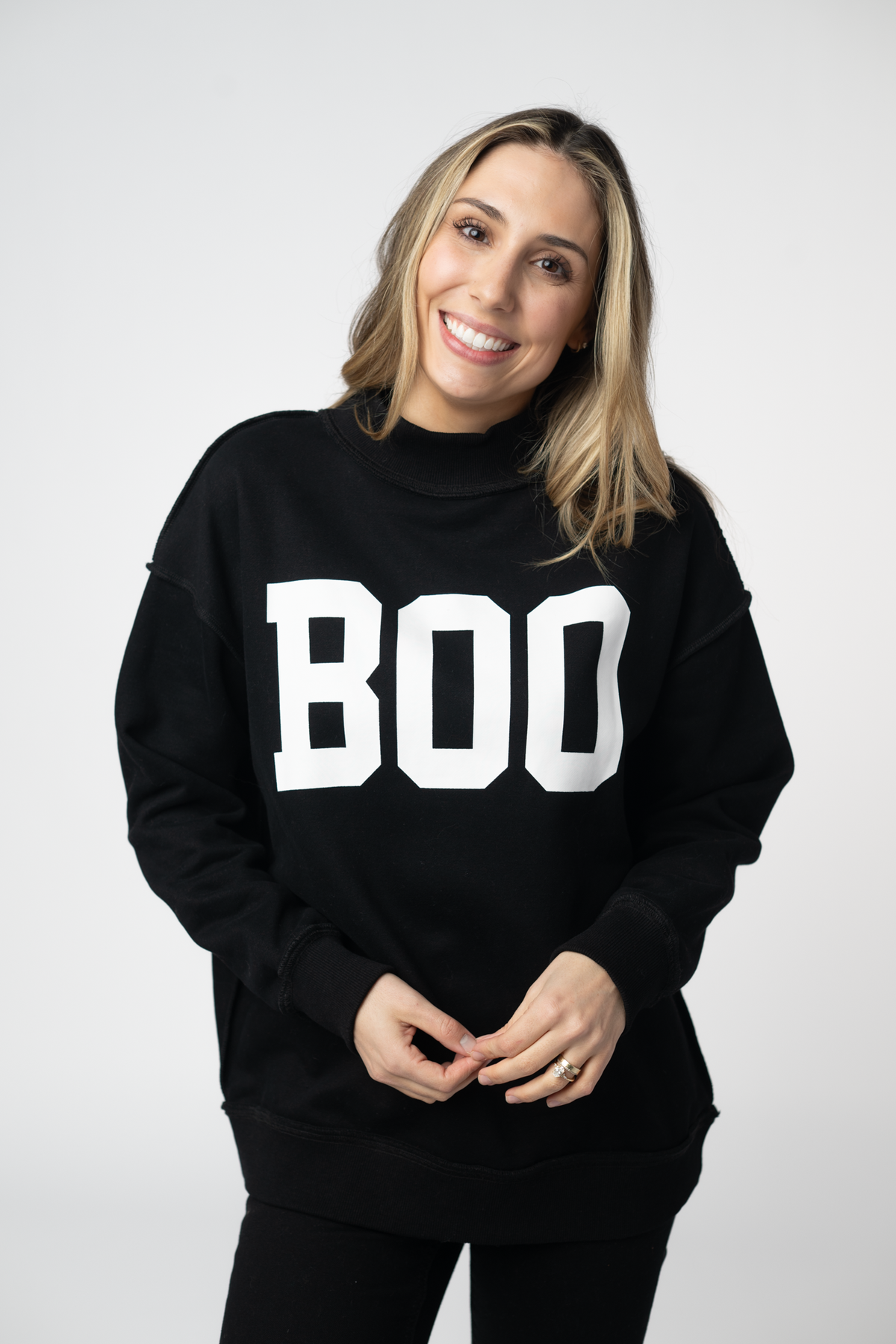 IN STOCK Piper Reversible Sweatshirt - BOO by Michelle Mae