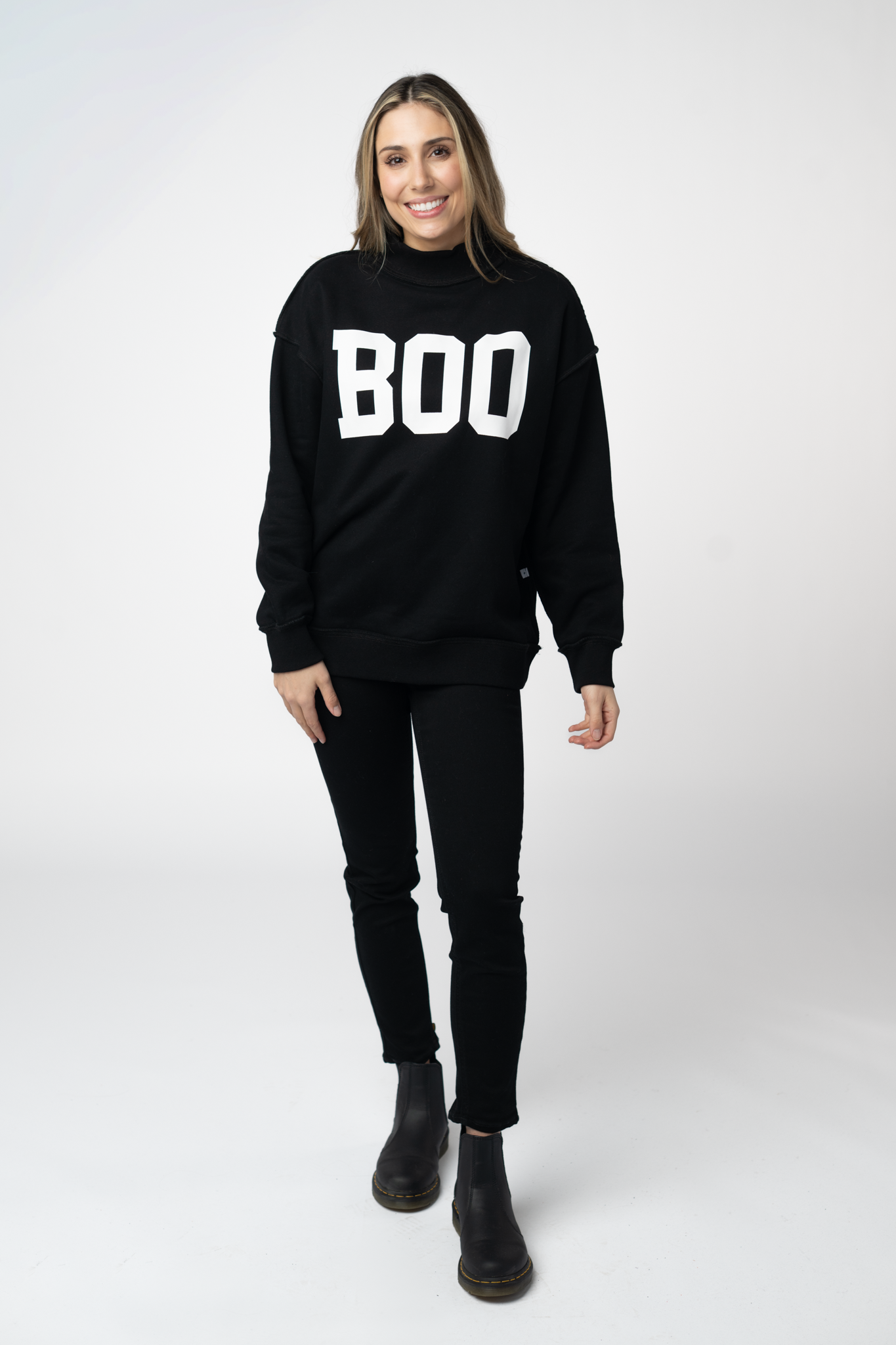 IN STOCK Piper Reversible Sweatshirt - BOO by Michelle Mae
