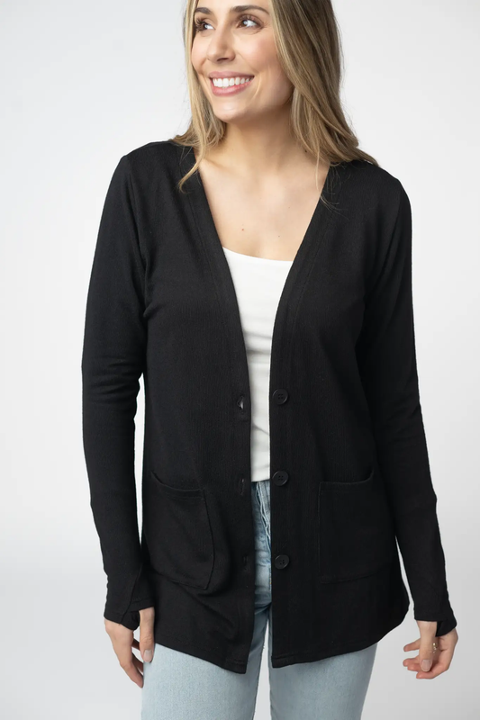 Cori Cardigan - Black by Michelle Mae