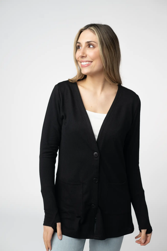 Cori Cardigan - Black by Michelle Mae