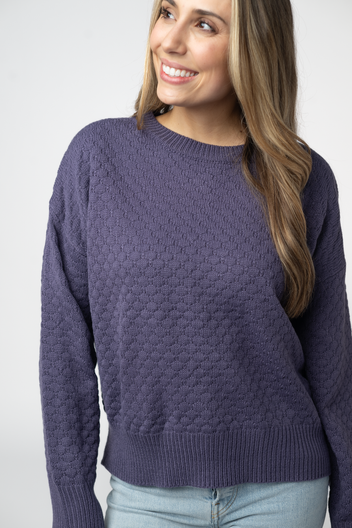 IN STOCK Gianna Pullover Sweater - Slate Blue by Michelle Mae