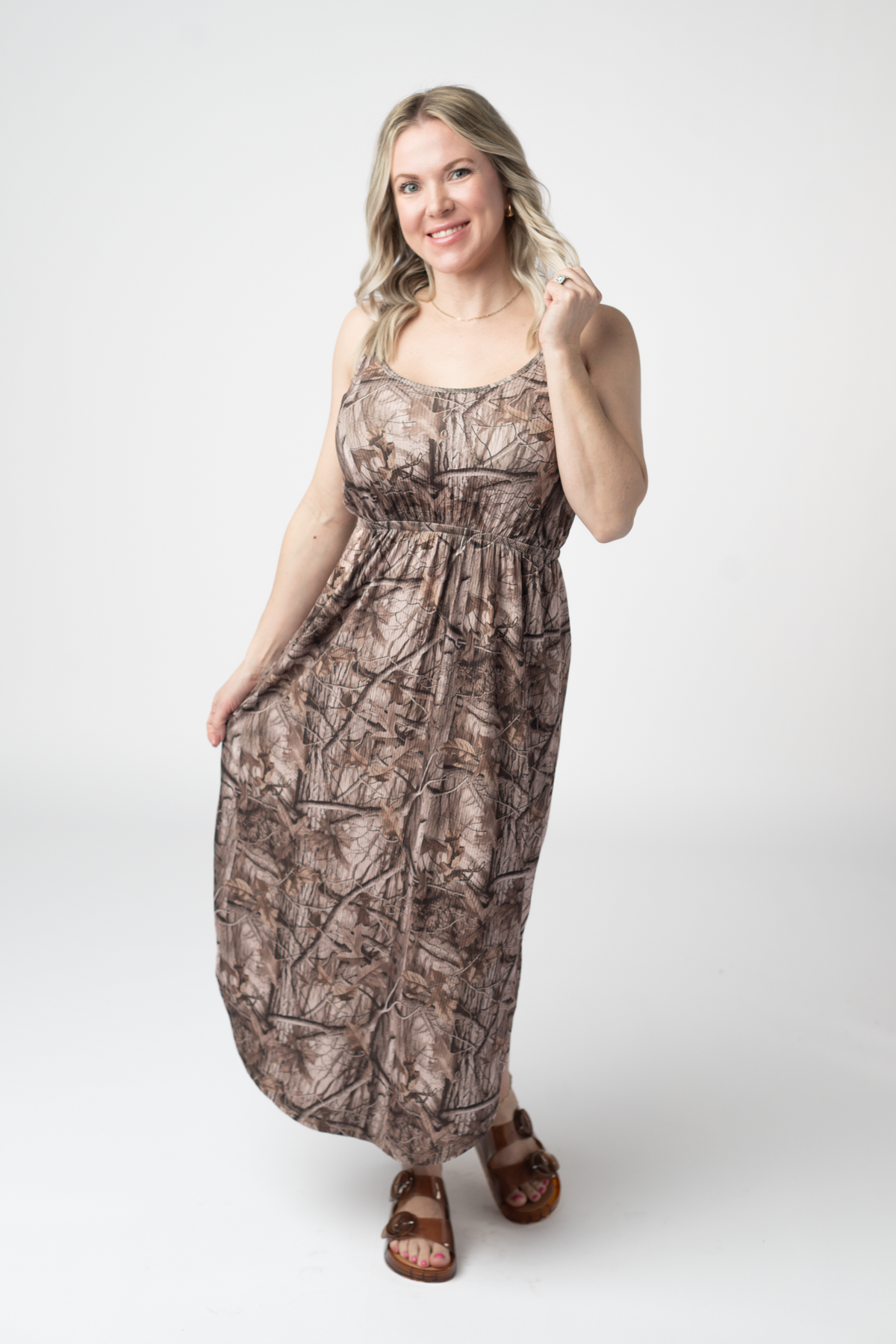 IN STOCK Reagan Dress - Camo FINAL SALE by Michelle Mae
