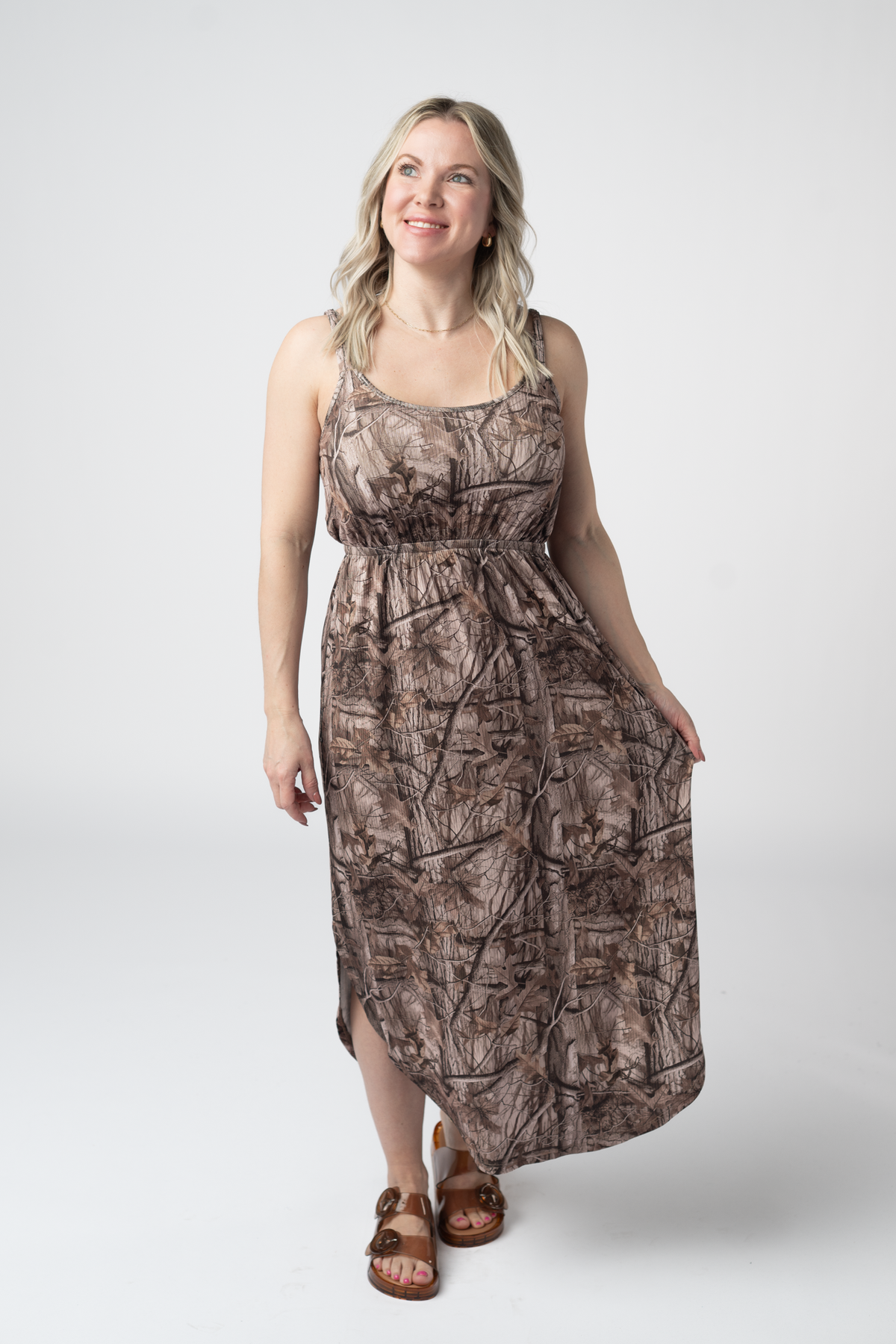 IN STOCK Reagan Dress - Camo FINAL SALE by Michelle Mae