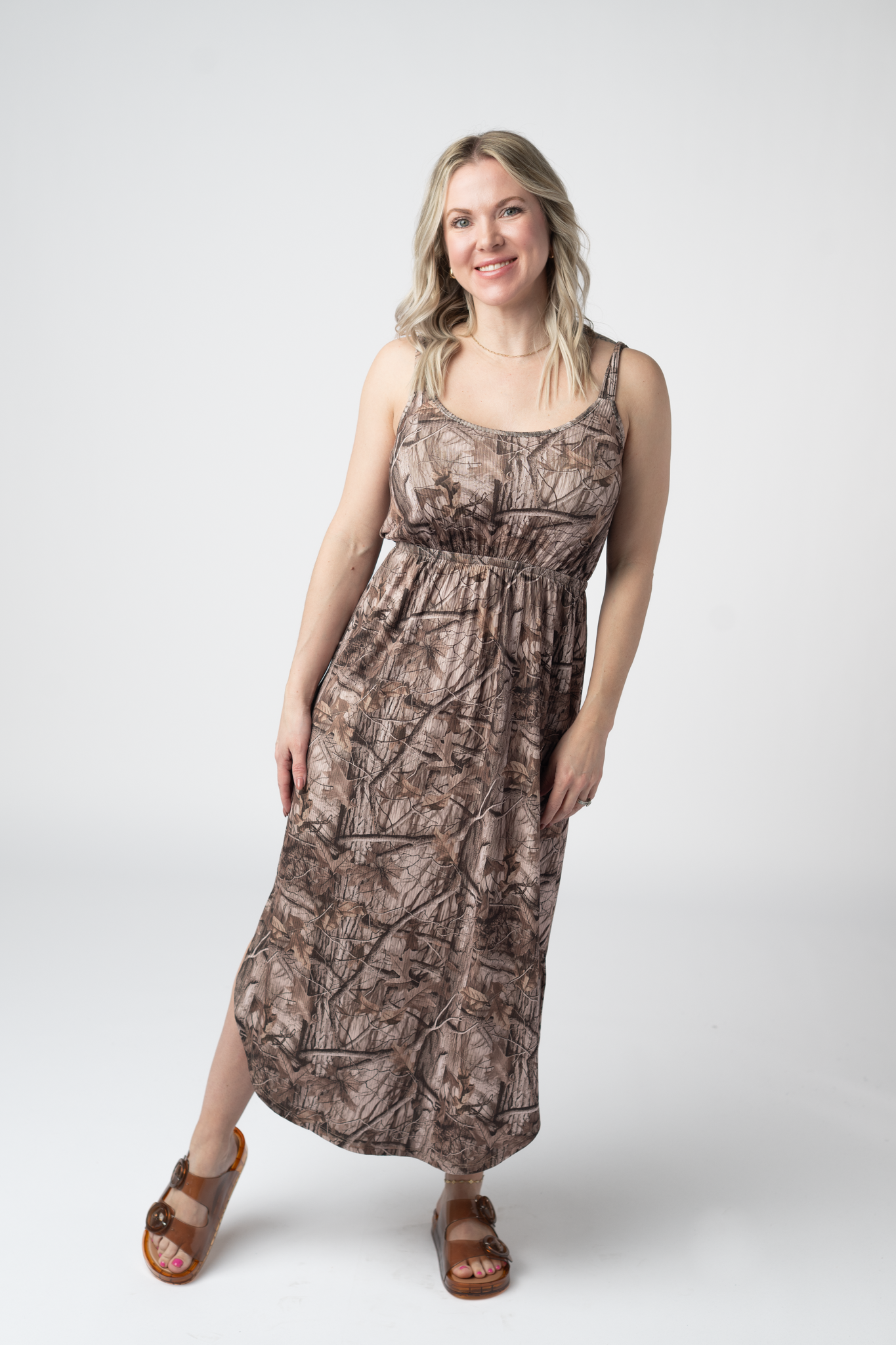 IN STOCK Reagan Dress - Camo FINAL SALE by Michelle Mae