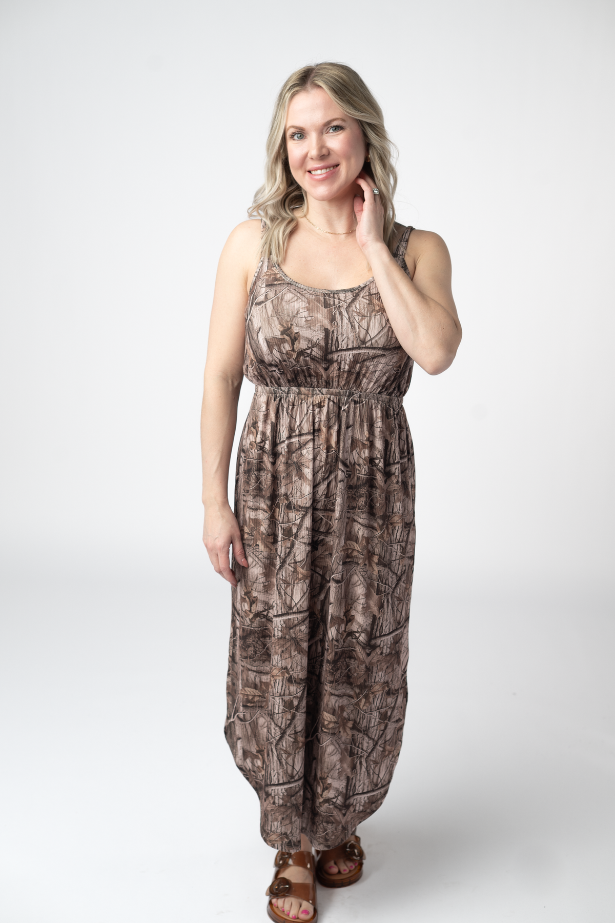 IN STOCK Reagan Dress - Camo FINAL SALE by Michelle Mae