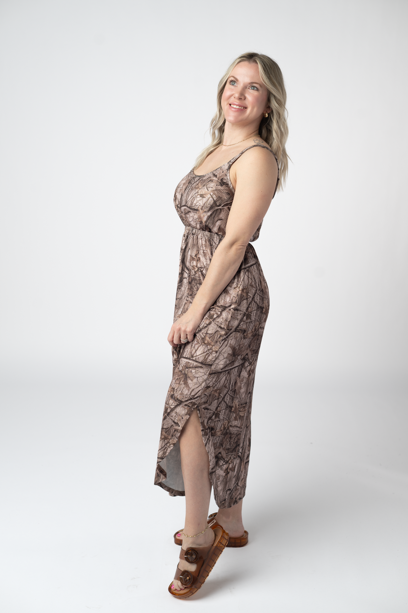IN STOCK Reagan Dress - Camo FINAL SALE by Michelle Mae