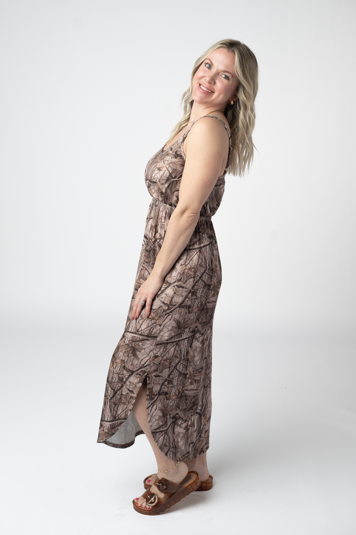 IN STOCK Reagan Dress - Camo FINAL SALE by Michelle Mae