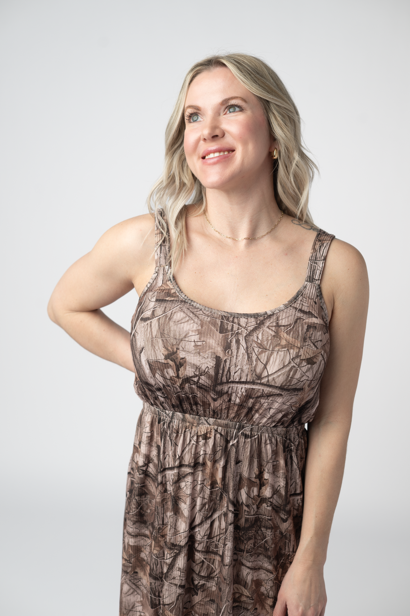 IN STOCK Reagan Dress - Camo FINAL SALE by Michelle Mae