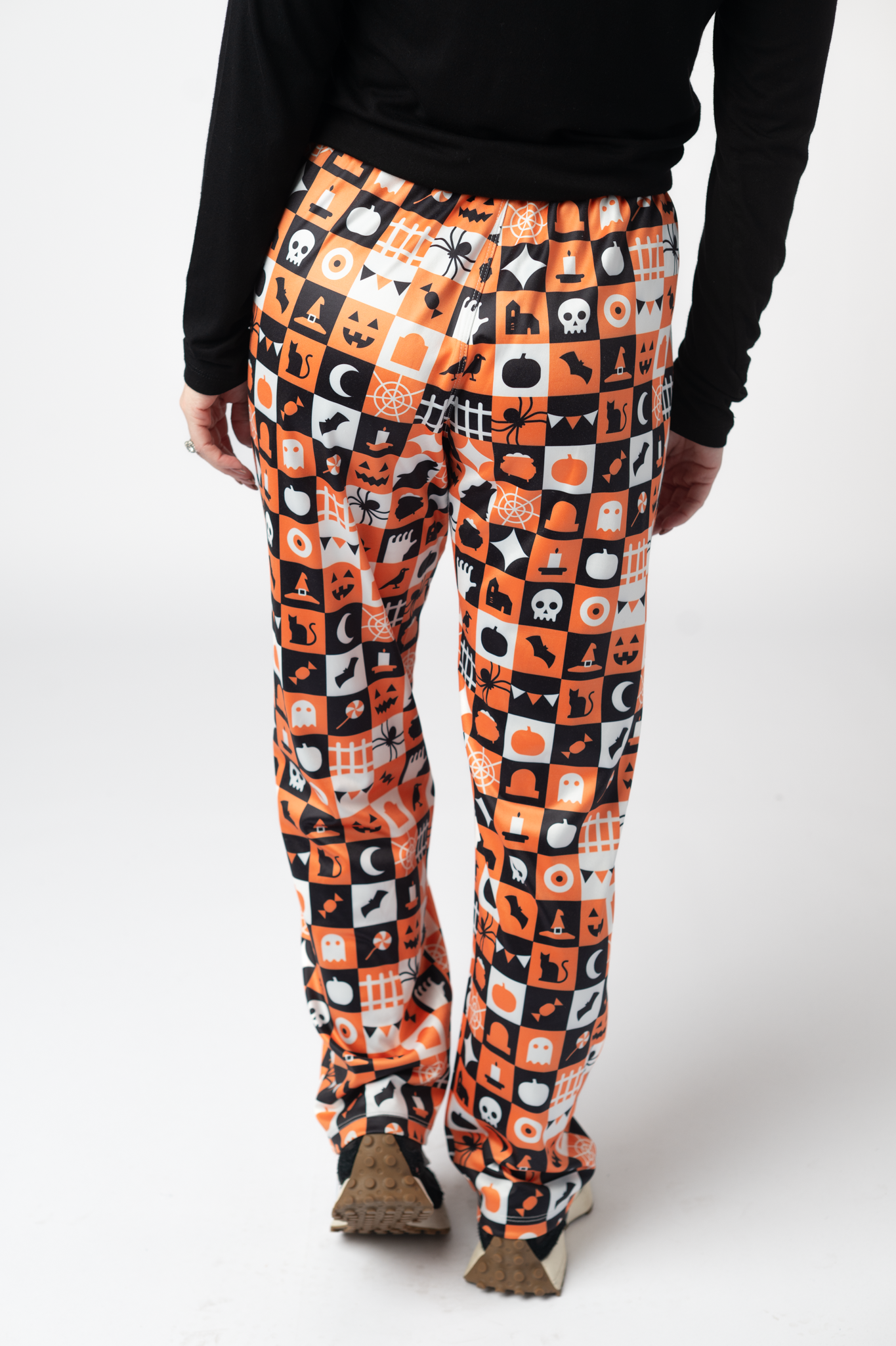 IN STOCK Lounge Pants - Trick-Or-Treat Checkered by Michelle Mae