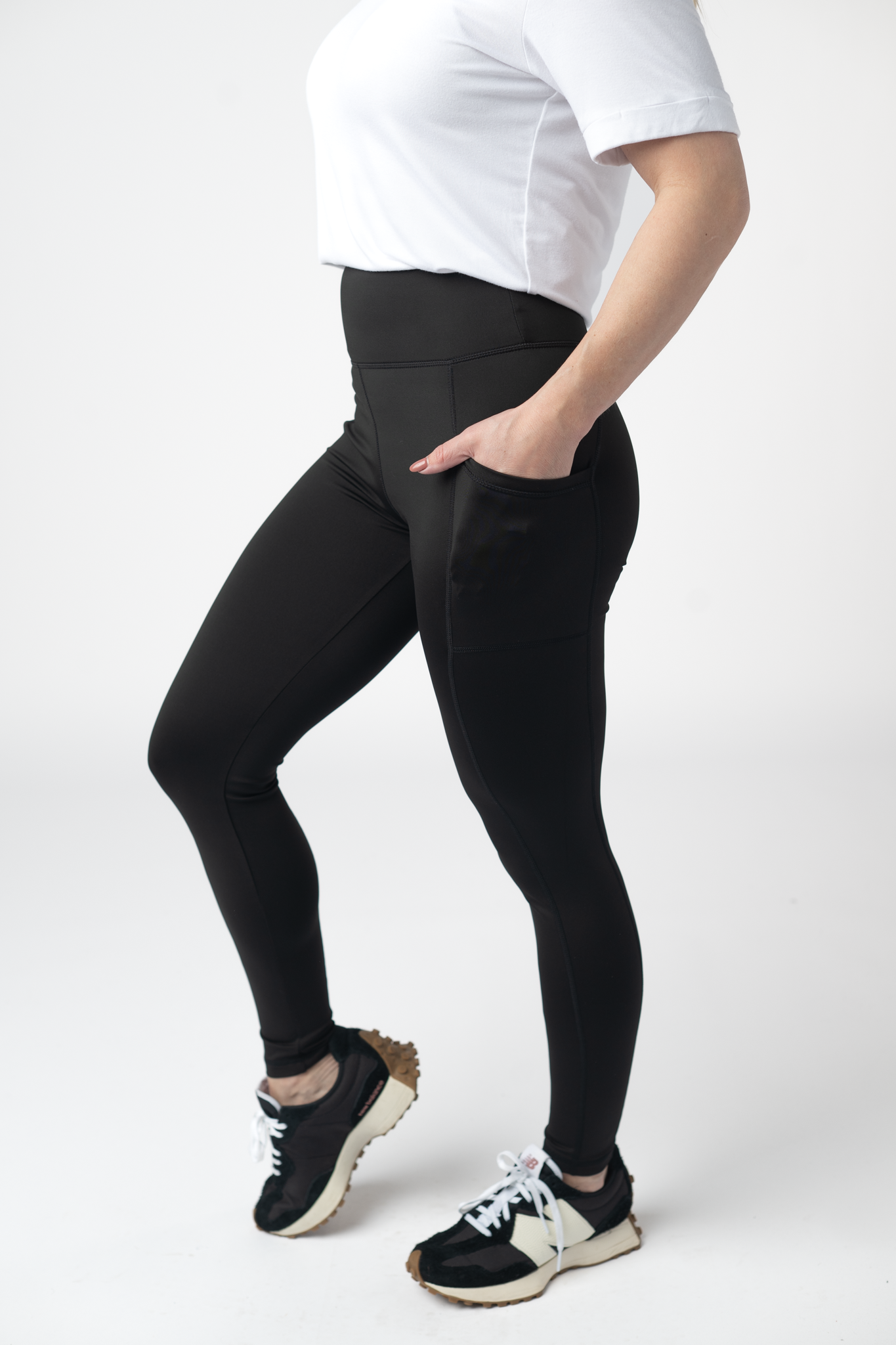 IN STOCK Athleisure Leggings - Black by Michelle Mae