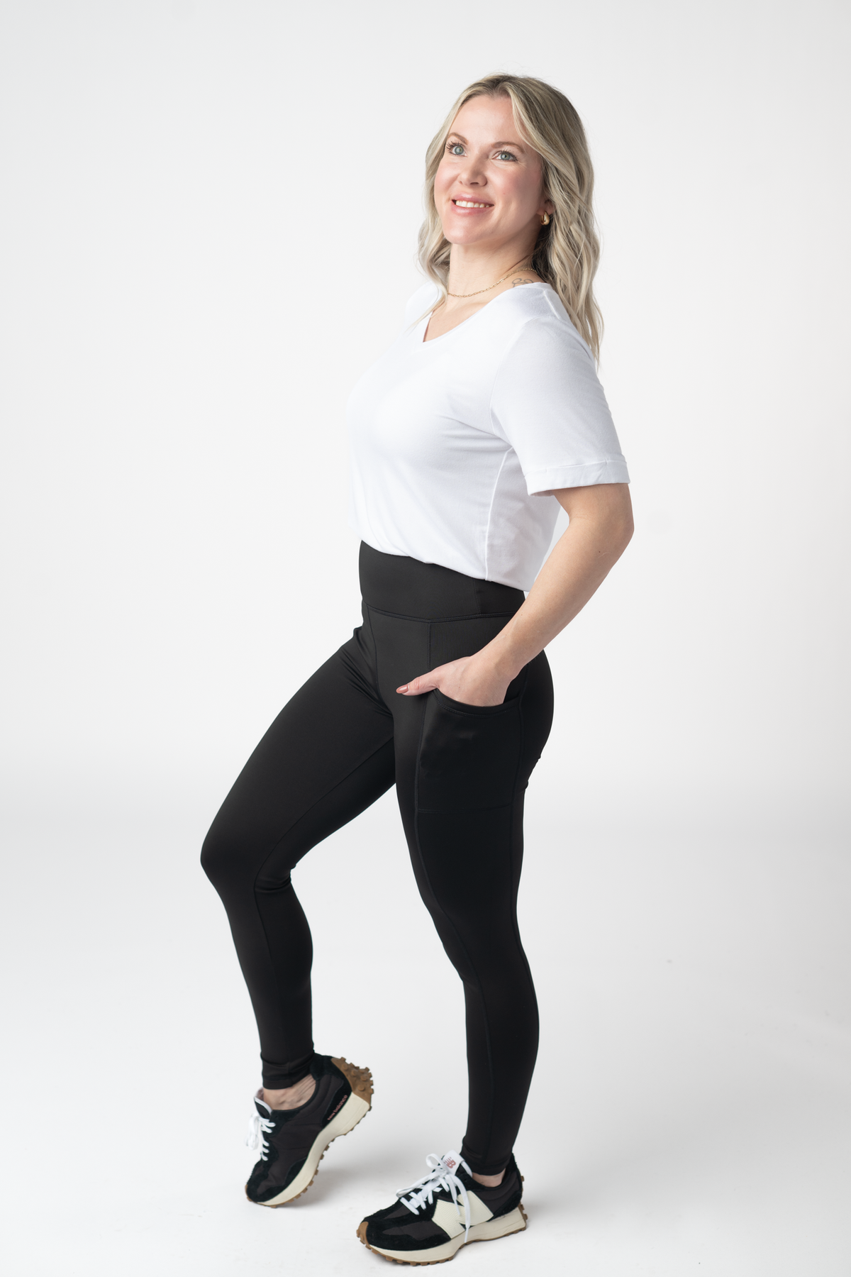IN STOCK Athleisure Leggings - Black by Michelle Mae