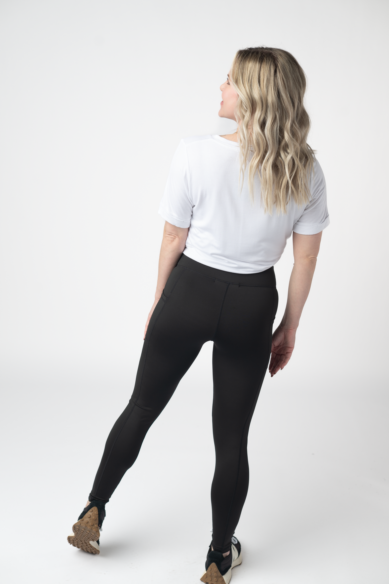 IN STOCK Athleisure Leggings - Black by Michelle Mae