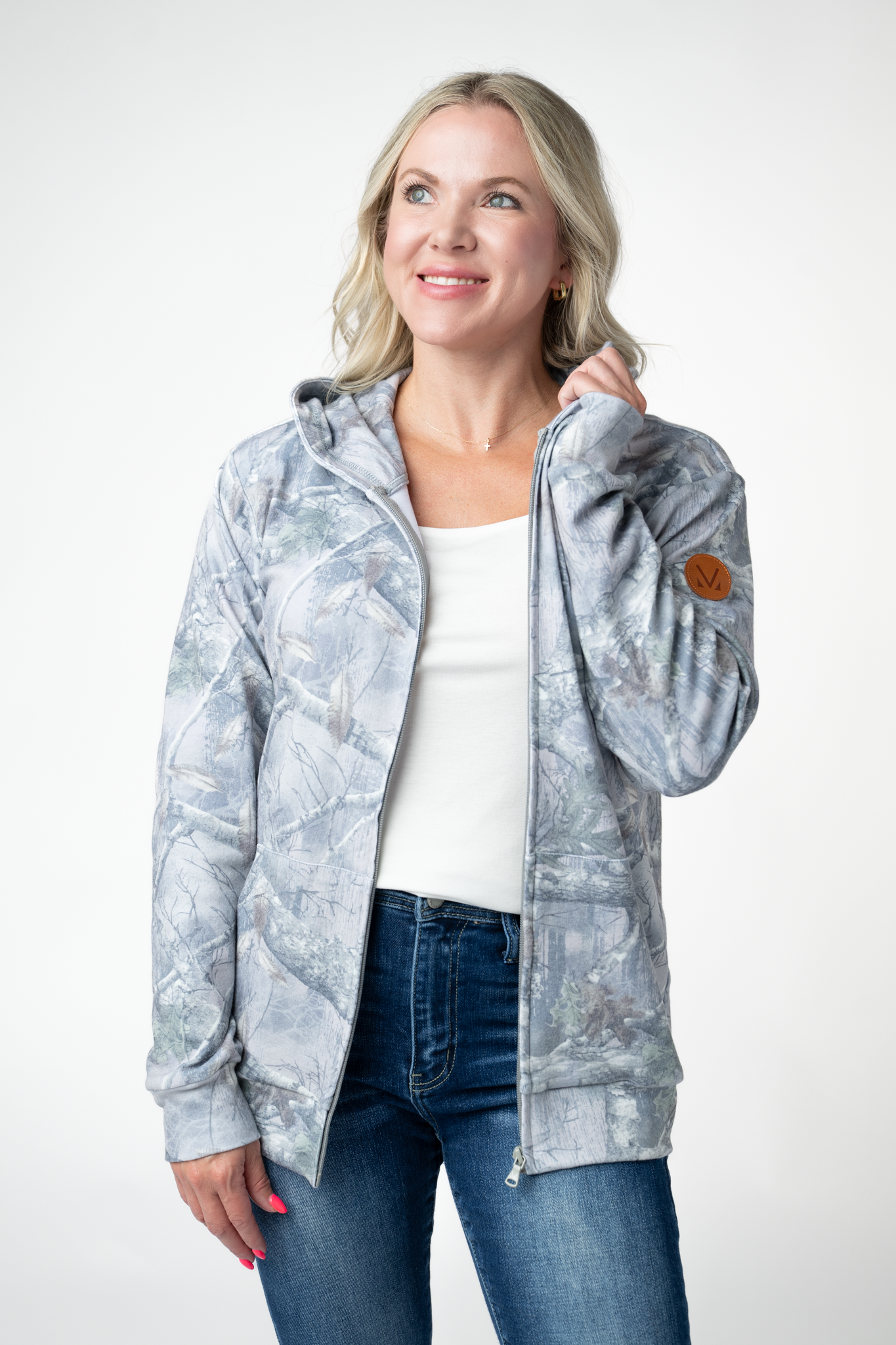 Fullzip Hoodie - Camo by Michelle Mae