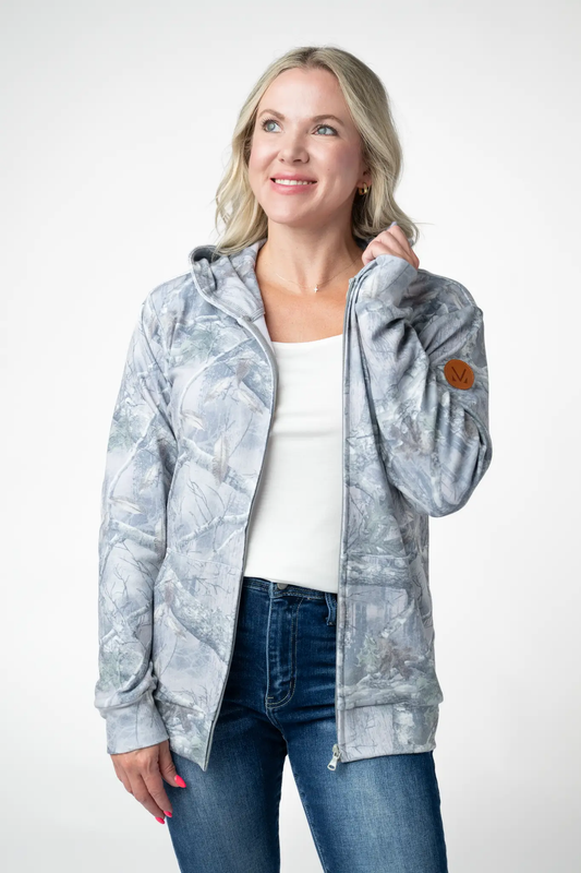Fullzip Hoodie - Camo by Michelle Mae