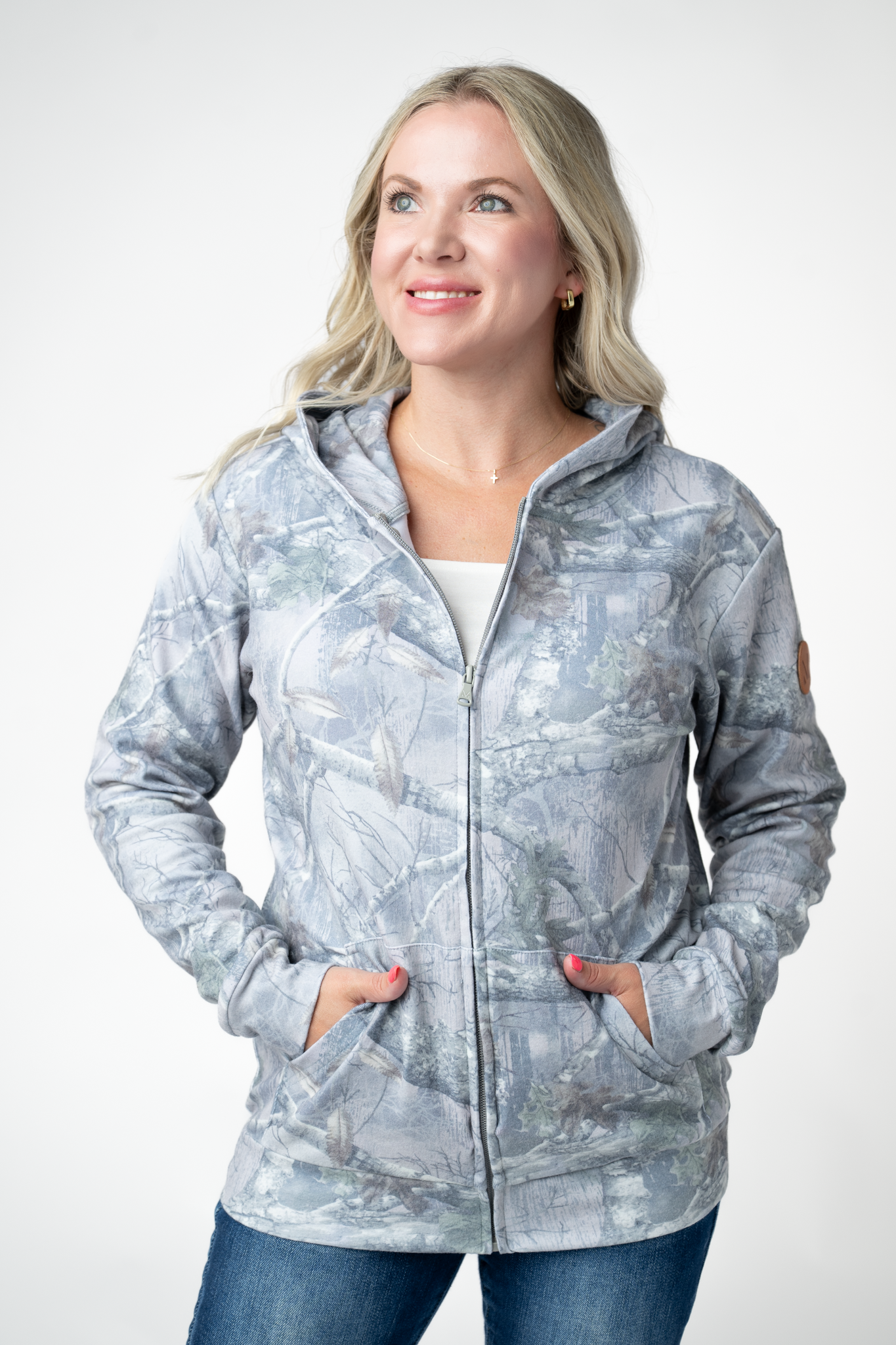 Fullzip Hoodie - Camo by Michelle Mae