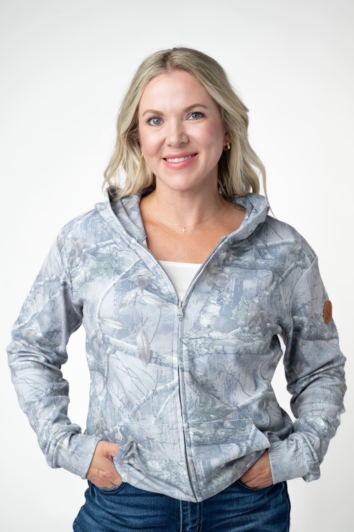 IN STOCK Fullzip Hoodie - Camo by Michelle Mae