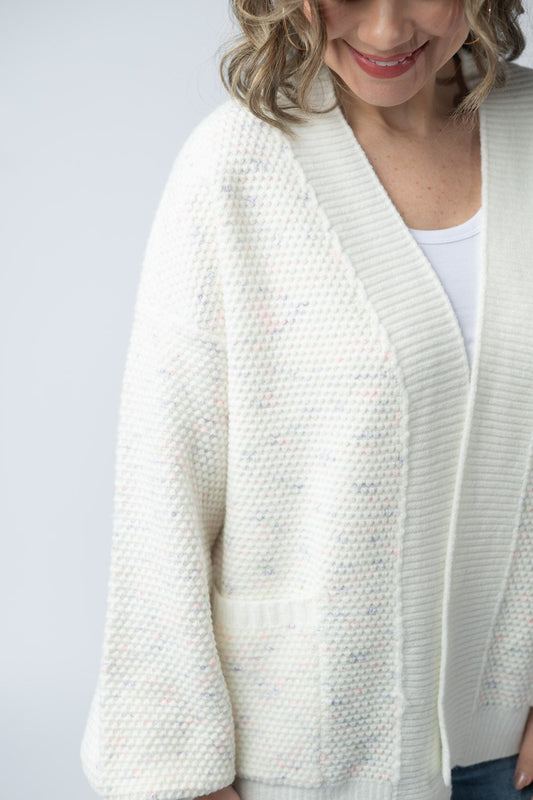 IN STOCK Kinsley Cardigan - Purple, Pink, and Green