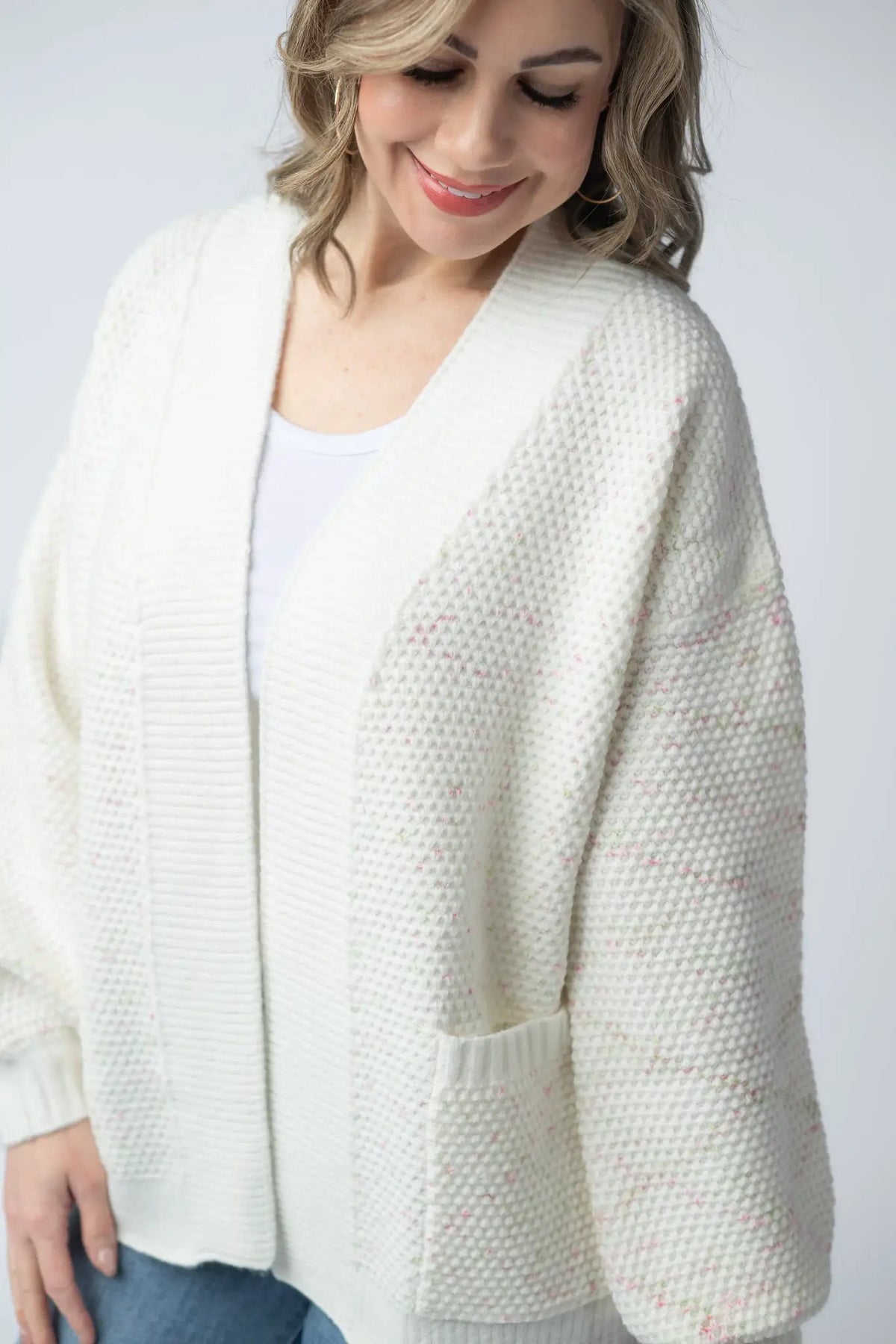 IN STOCK Kinsley Cardigan - Pink and Green Mix FINAL SALE by Michelle Mae