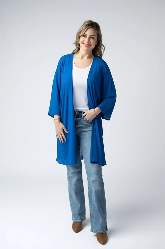 IN STOCK Ellie Cover-Up Kimono - Blue FINAL SALE by Michelle Mae